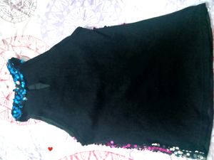 Secquence Sleeveless Top For Girls.