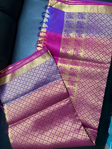 saree&amp;maggamblouse and necklace set with earrings