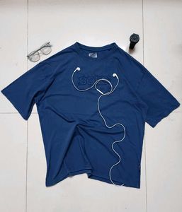 Korean Y2K Thick Relaxed Tee