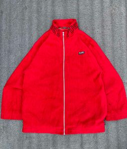 Red Pullover Jacket