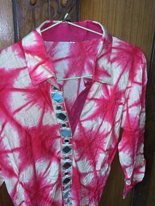 Pink Tie-Dye Fishtail dress🎀