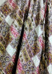 Bohemian Patchwork Maxi Skirt and blouse