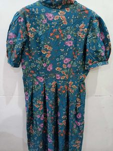 Floral Print Shirt Dress