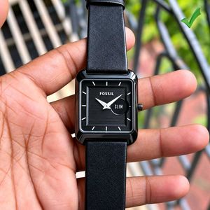 Fossil Slim Black Watch PREMIUM QUALITY FOR MENS