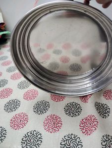Vintage Blue Star Stainless Steel Bucket