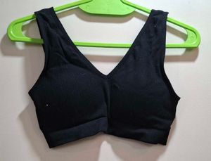 Black Crop Bralette