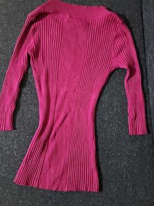 Sexy ribbed mini dress