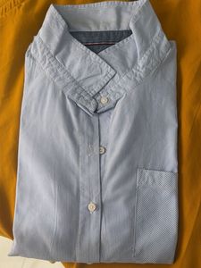 Striped Button-Up Shirt