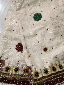 Elegant Embroidered Saree