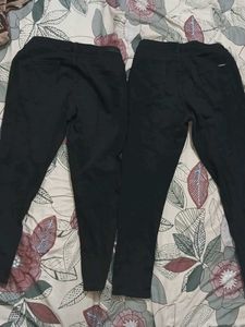 Stylish Black Jeans - Pack of Two