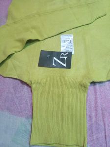 Yellow Turtleneck Sweater