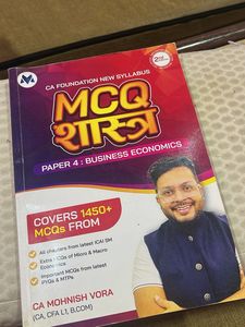 CA Foundation MCQ Book - Business Economics