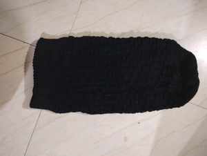 Unisex Black Beanie Cap