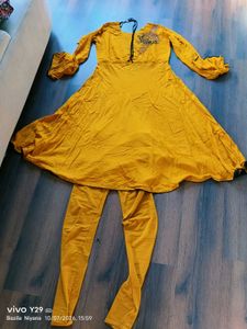 Stylish Yellow Kurta