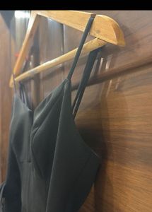 Elegant Black Belted Jumpsuit