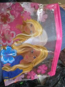 transparent barbie pouch