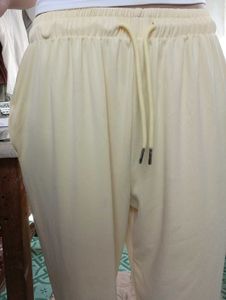 Light /butter Yellow casual pants / trousers