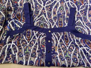 Boho Paisley Print Summer Dress