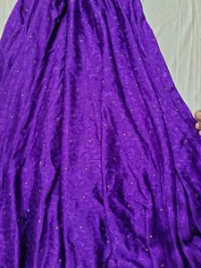 Purple Maxi Skirt