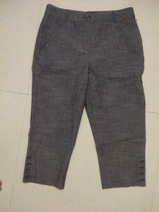 Imported Petite Semi Casual Capri Pant