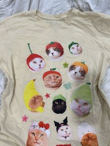 cute graphic butter yellow tshirt