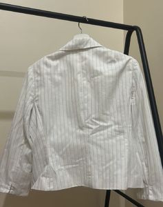Classic Pinstripe Blazer