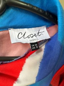 Multi Coloured Dress With Belt Loops And Pockets