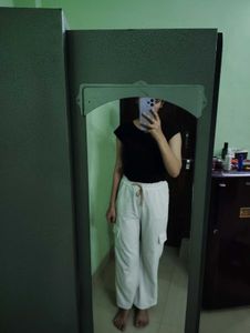 Stylish White Cargo Pants for Women
