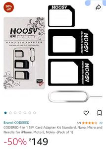 Macro Sim Card Adapter