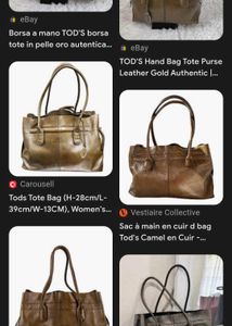 Tod's (Authentic)Camel Leather.