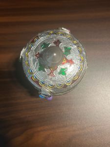 Vintage Enamel Trinket Jewellery Box