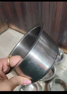 Set of 7 Metal Bowls