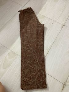 Paisley Print Palazzo Pants