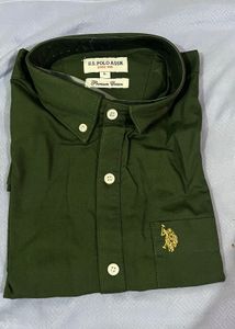 US Polo Assn. Men's Green Shirt