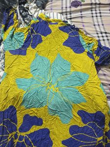 Vibrant Floral Print Kurta