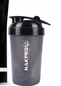 Black metal shaker + plastic free