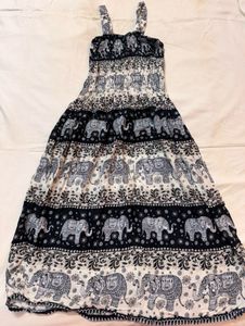 Bali Boho Elephant Print Dress🌻