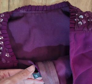 Elegant Purple Kurta Set with Dupatta