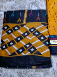 Vibrant yellow suit unstitched