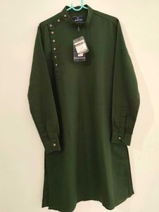 Men's Green Kurta