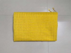 Yellow Saree with Tassels