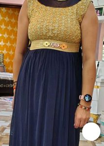 Navy blue strechable dress 👗according  to ur body