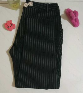 Striped  Casual Pants