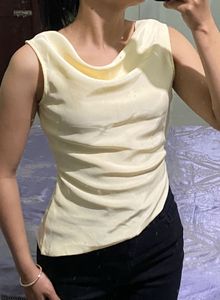 Cowlneck Satin Tops