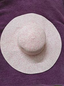 Beautiful Pink Beach Hat. For Sun Protecti
