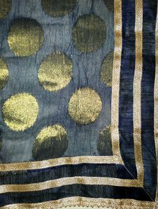 Elegantand heavy Banarasi Blue Dupatta