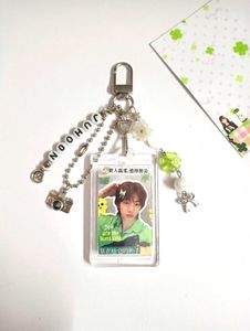 juhoon bagcharm + stickers combo