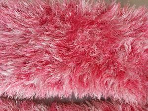 Fluffy Pink Scarf