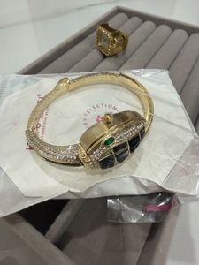 (New) Gold Snake Watch &amp; Ring set