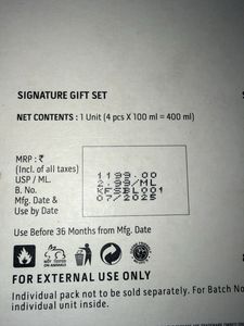 Signature gift set